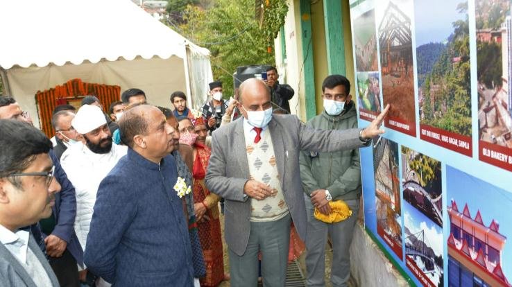 Mandi: Chief Minister laid the foundation stone of Mata Baglamukhi temple ropeway