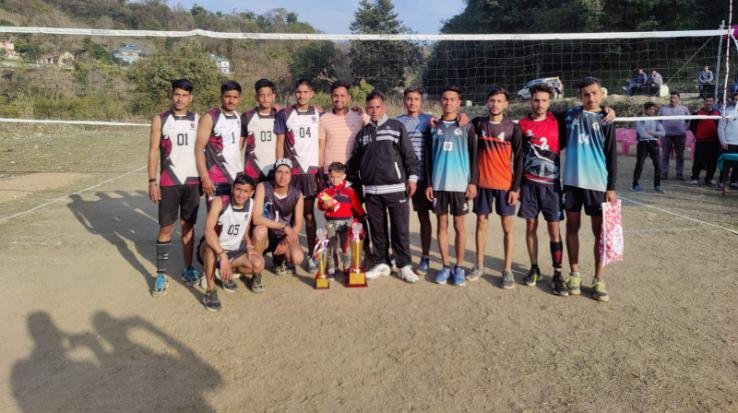 Triveni Mahadev won the volleyball competition