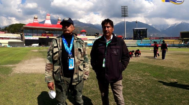 Keeping the pitch normal was not easy, know how HPCA personnel worked hard