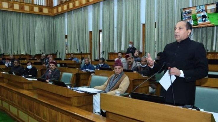 Jairam_Thakur_attacked_congress_in_budget_session