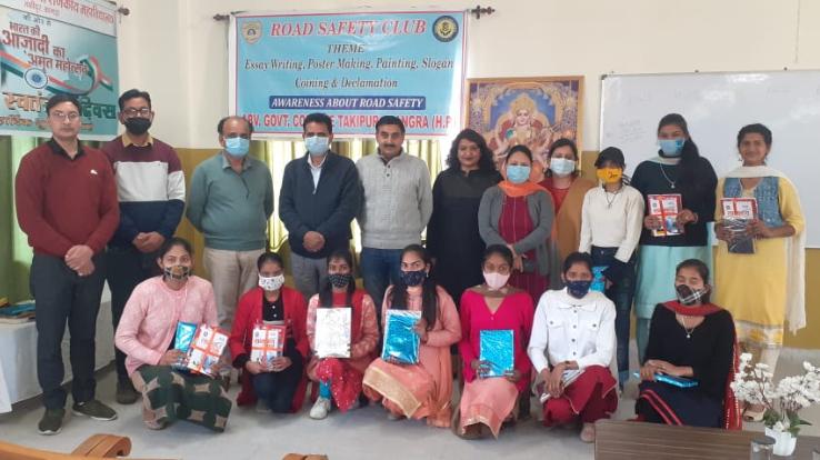 Seminar organized under Road Safety Club at Takipur College
