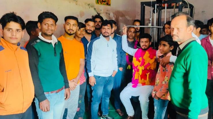  MLA inaugurated GYM in Salehda