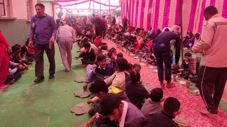  Police personnel organized Bhandara