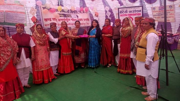 Daughters Foundation celebrated International Women's Day at Rajor Anganwadi, Ranital