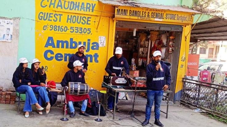 Made people aware of road safety rules through street plays and songs