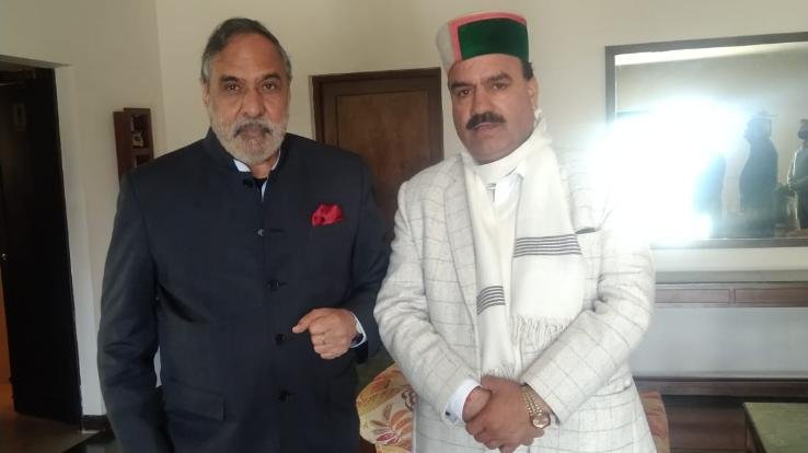 MLA expressed gratitude for giving budget by Rajya Sabha MP Anand Sharma