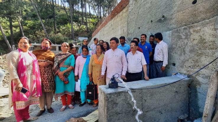 Upadhan solved the water problem by installing a submersible pump