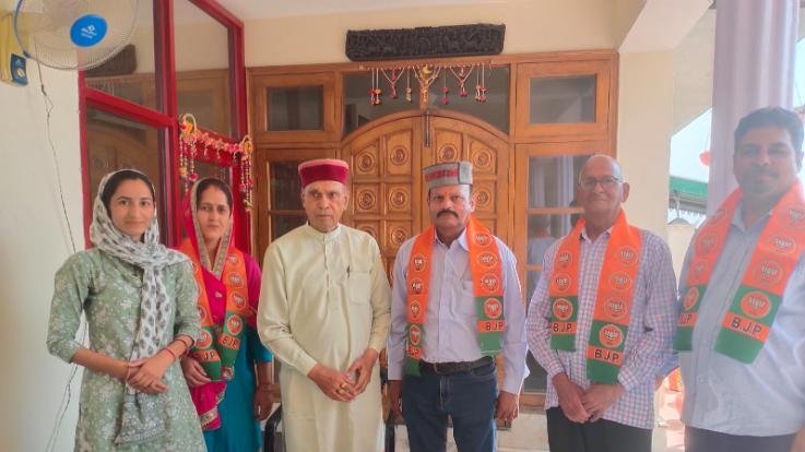 Sujanpur: Four retired ex-servicemen joined Bharatiya Janata Party