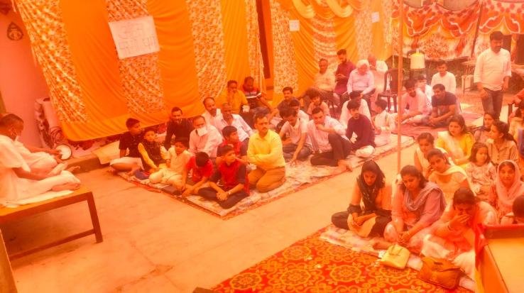 The meaning of charity is to hide, not to be printed - Jain monk Adhimukt Maharaj