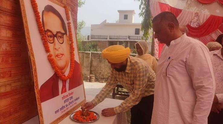 Solan : Babasaheb Dr. Bhimrao Ambedkar's birth anniversary celebrated in Doon assembly constituency