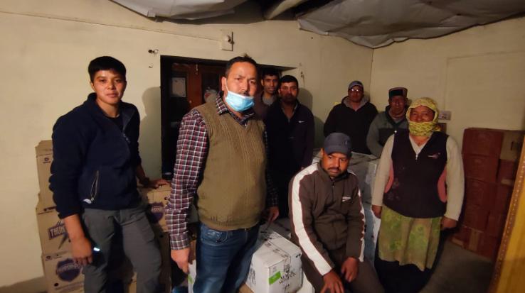 Kinnaur: 120 boxes of illicit liquor were recovered from the secret base of Selman in Yangthang under Pooh police station.