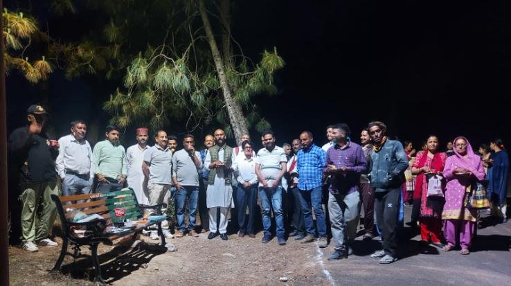 Shimla: Councilor of Majyath ward inaugurated pedestrian path in Divyanagar