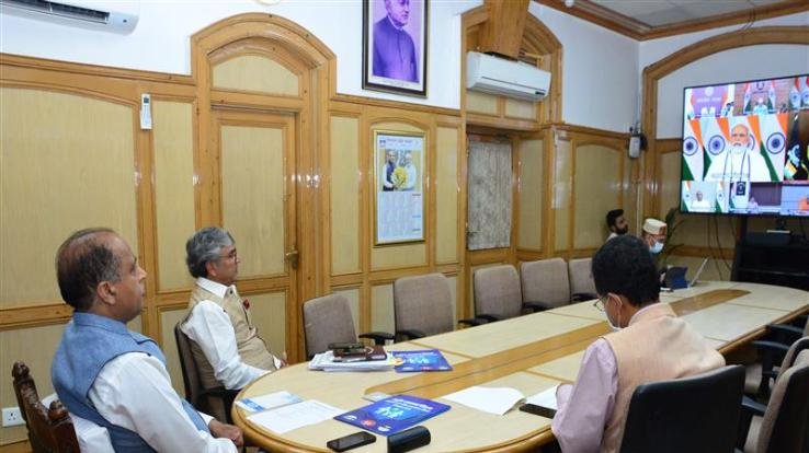 CM participates in virtual meeting with PM