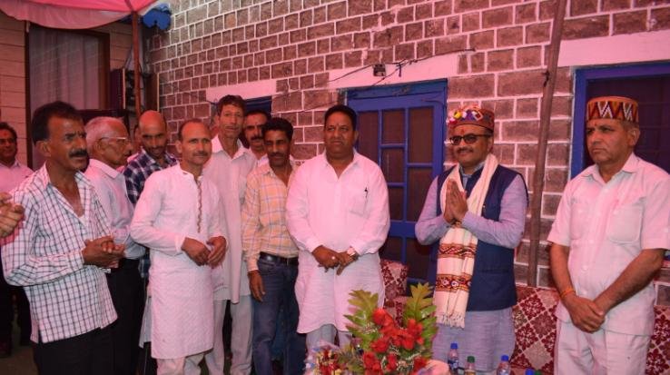  Dr. Saijal laid the foundation stone of Dharampur-Aanji Thadi road