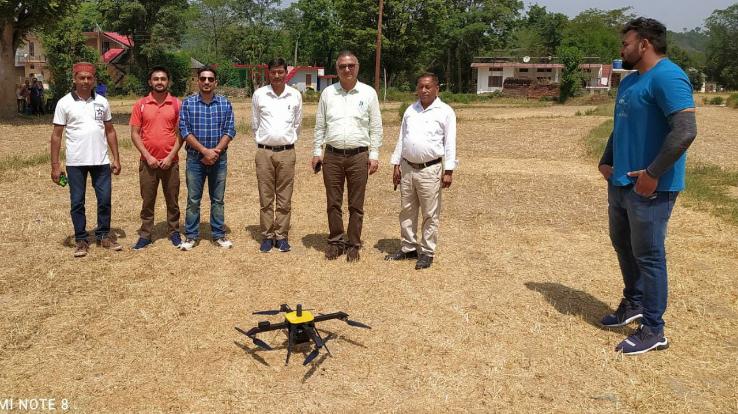 Land measurement work of 170 villages started through drones