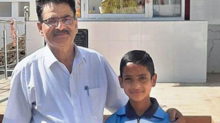 Chandi School student Rahul passed scholarship exam