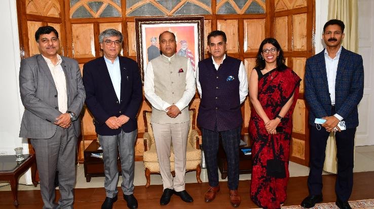 Chief Executive Officer of NITI Aayog met the Chief Minister