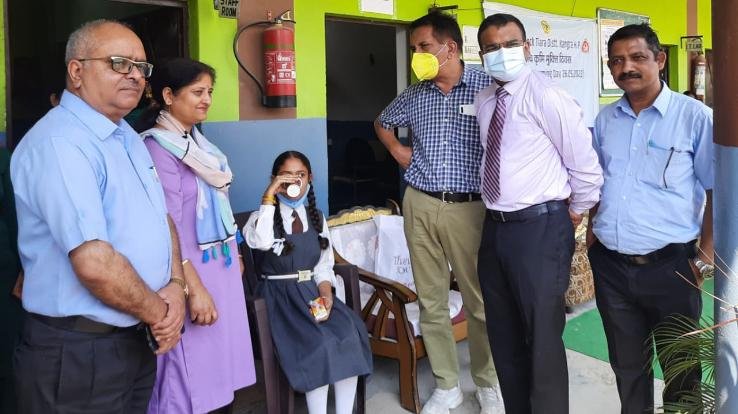  Deputy Commissioner Kangra inaugurated the National Deworming Day at Ichhi School