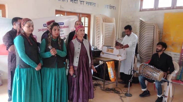  Artists made villagers aware about various health facilities