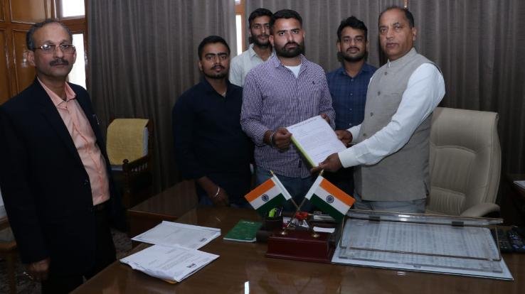 Delegation of Gram Sevak Sangh meets Chief Minister