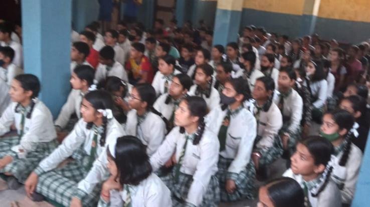 Organized awareness camp in Dhundan school