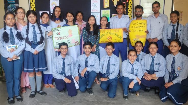 No Tobacco Day celebrated in Lakshya Convent School