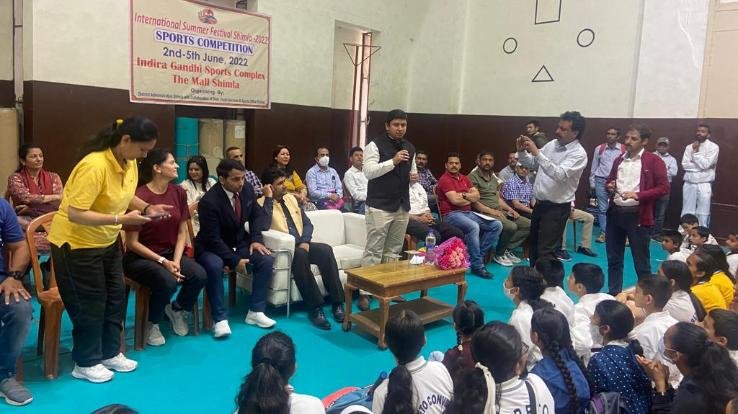 Along with cultural programs, sports were also promoted in the International Shimla Summer Festival.