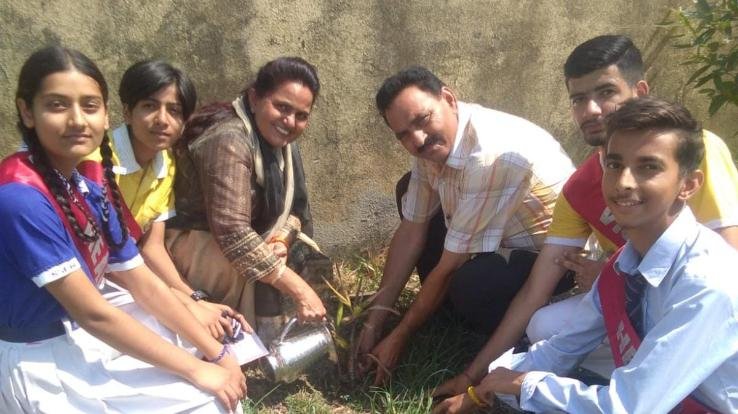 Students of Maitri School took out rally on the occasion of Environment Day