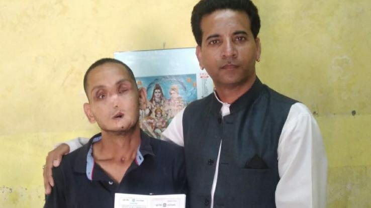 Ravindra Dogra took the initiative to collect money for Bunty's treatment