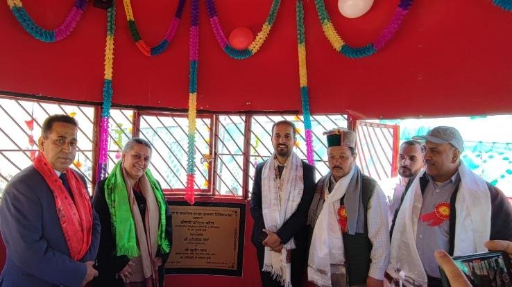country's first letter box form post office in Hikkim in the world's highest village