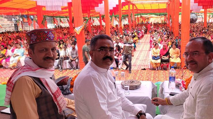 Jairam government is a government that cares for the poor and the laborers: Bikram Thakur