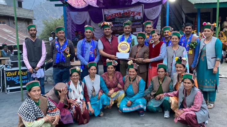 Women's troupe Chhota Kamba won the cultural competition