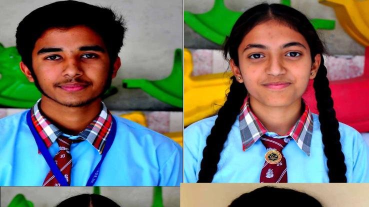  Shine and Akhil of BPS got 12th and 14th place in the state