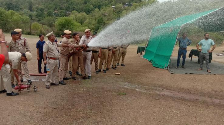 Cadets from different schools participated in different activities of the camp