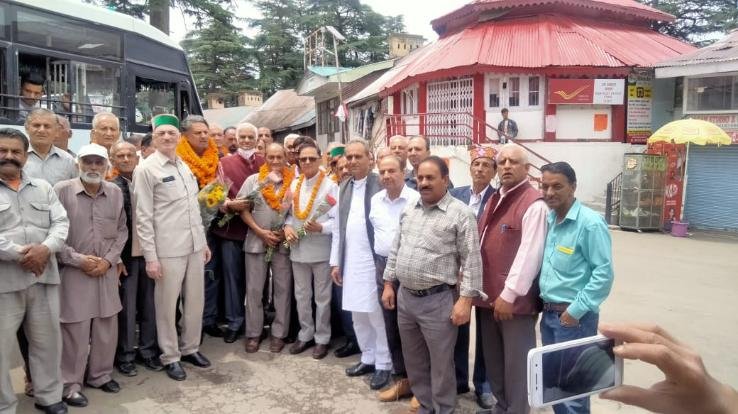District Pensioners and Welfare Organization meeting held in Gurdwara temple