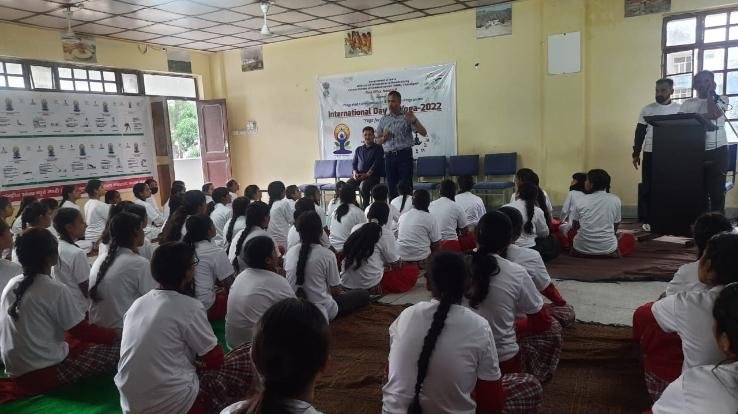 Yoga is the art of living a healthy life, which balances the mind, mind and soul