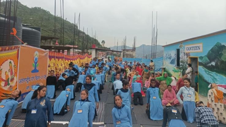 World Yag camp organized in the courtyard of Sedi