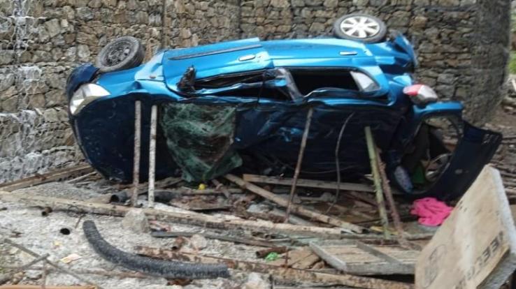 Car accident near Bajaura Fourlane Bridge, one dead