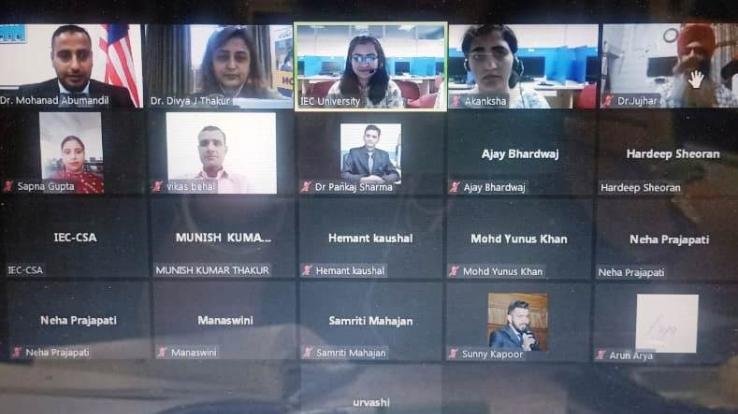 Successful organization of international conference in IEC University