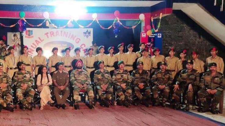 Cadets of NCC Solan Unit completed their 10-day annual training camp
