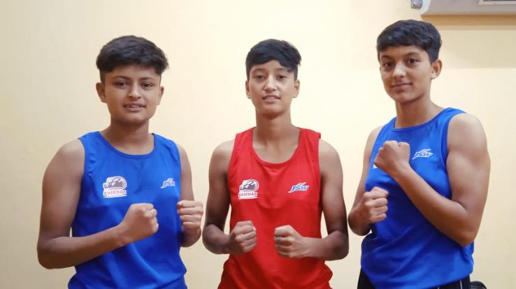 3 daughters of the district selected for the National Boxing Competition