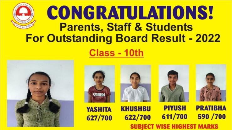 The children of SVN increased the pride of the school