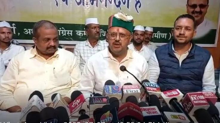 Atul Sharma took over as the President of Shimla Rural Congress Committee