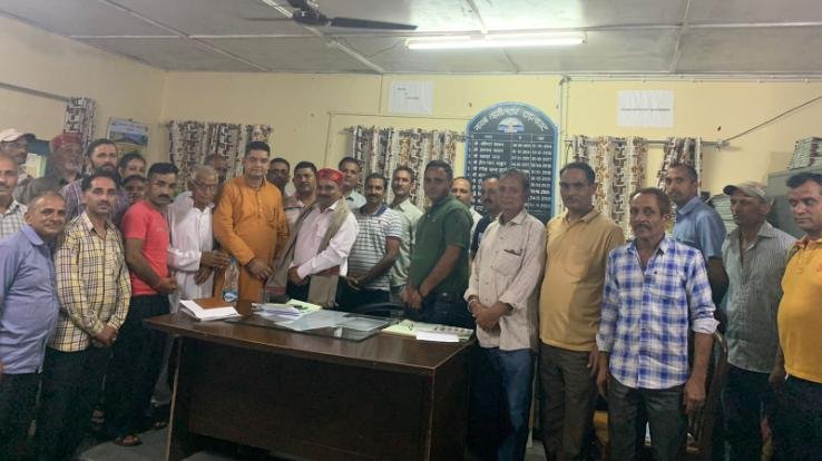 Numberdar Union submitted a memorandum to the Tehsildar regarding its demands