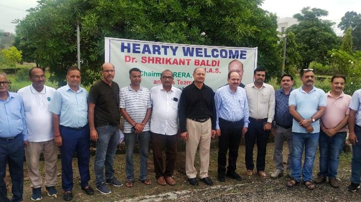 Dr. Baldi, Chairman, Raira visited Him Enclave Lalsingi