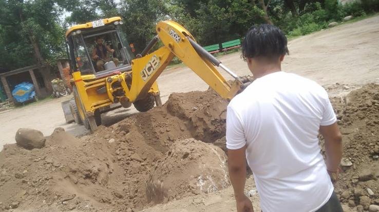 MLA got Minjar fair ground leveled at his own expense, Jamanabad