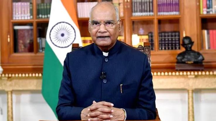 The last day of Ram Nath Kovind's tenure as President will address the nation at 7 pm today.