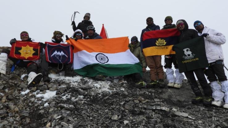  Dogra Scout team completed Manerang Expedition 6593 meters
