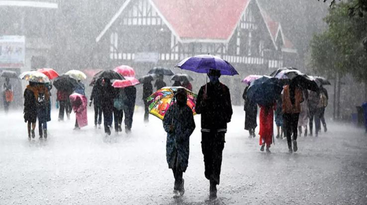 Rain continues in the state, yellow alert of heavy rain till August 3