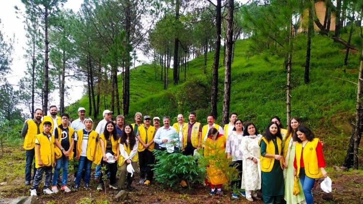 Lions Club planted 151 different types of plants